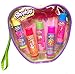 Shopkins Lip Balm 5 Scented Tubes Gift Set in a Reusable Wristlet Bag