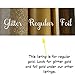 Firefly Craft Heat Transfer Vinyl Sheets - Gold HTV - Iron On Vinyl for Cricut, HTV Vinyl Sheets, Vinyl Iron On, Easy Cut & Weed, Compatible with Cricut & Silhouette Cameo - 1 Sheet 12