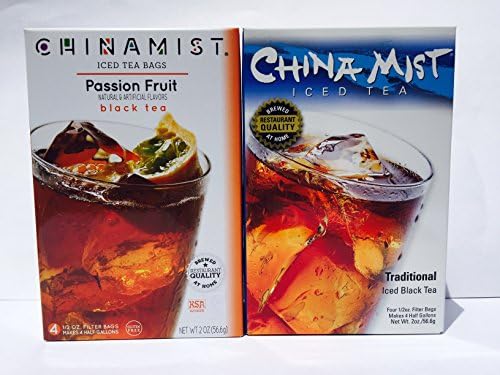 China Mist Tropical 2-Pack Bundle - Passion Fruit &amp; Traditional Black Iced Tea