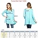 Frumos Womens Tunic 3/4 Sleeve Tie Dye Tunic Top - Tunic Plus Size Available