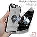 ICONFLANG iPhone 6s Plus/iPhone 6 Plus Crystal Case with Ring Holder Kickstand, 360 Degree Rotating Ring Holder Grip Case Ultra Slim Thin Hard Cover for iPhone 6s Plus / 6 Plus(5.5inch) (Clear)