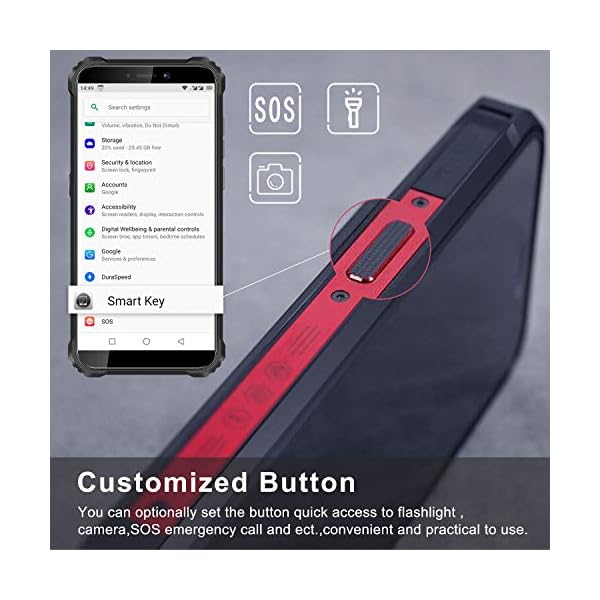 OUKITEL-WP5-Pro-Rugged-Smartphones-4G-Dual-SIM-IP68-Unlocked-Mobile-Phones-Waterproof-4GB-64GB-8000mAh-Battery-Android-10-Phones-55-inches-Triple-Camera-Face-ID-GPS-Orange OUKITEL WP5 Pro Rugged Smartphones, 4G Dual SIM IP68 Unlocked Mobile Phones Waterproof, 4GB 64GB 8000mAh Battery…