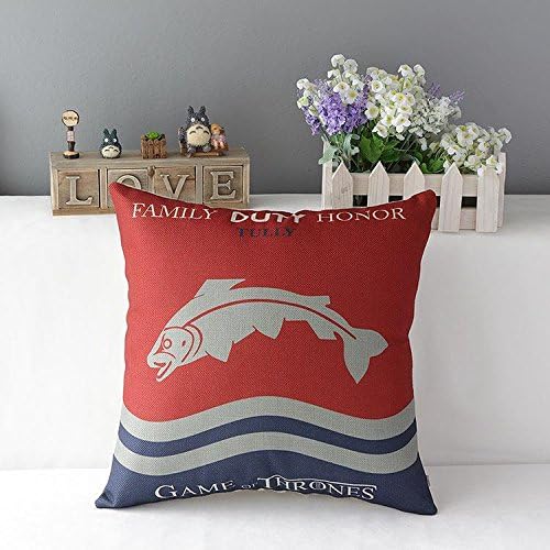120g 45cm Fashion Game of Throne House Tully Linen Fabric Throw Pillow Cover Hot Sale Wedding Gift 18 Inch New Home Decor Sofa Back Cushion Car Waist Pillowcase (2)