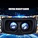 VR Headset, Virtual Reality Headset VR Goggles with Anti Blue Film Lightweight 3D VR Glasses for 3D Videos Movies Games for iPhone/Samsung/Google Smartphone (Black)