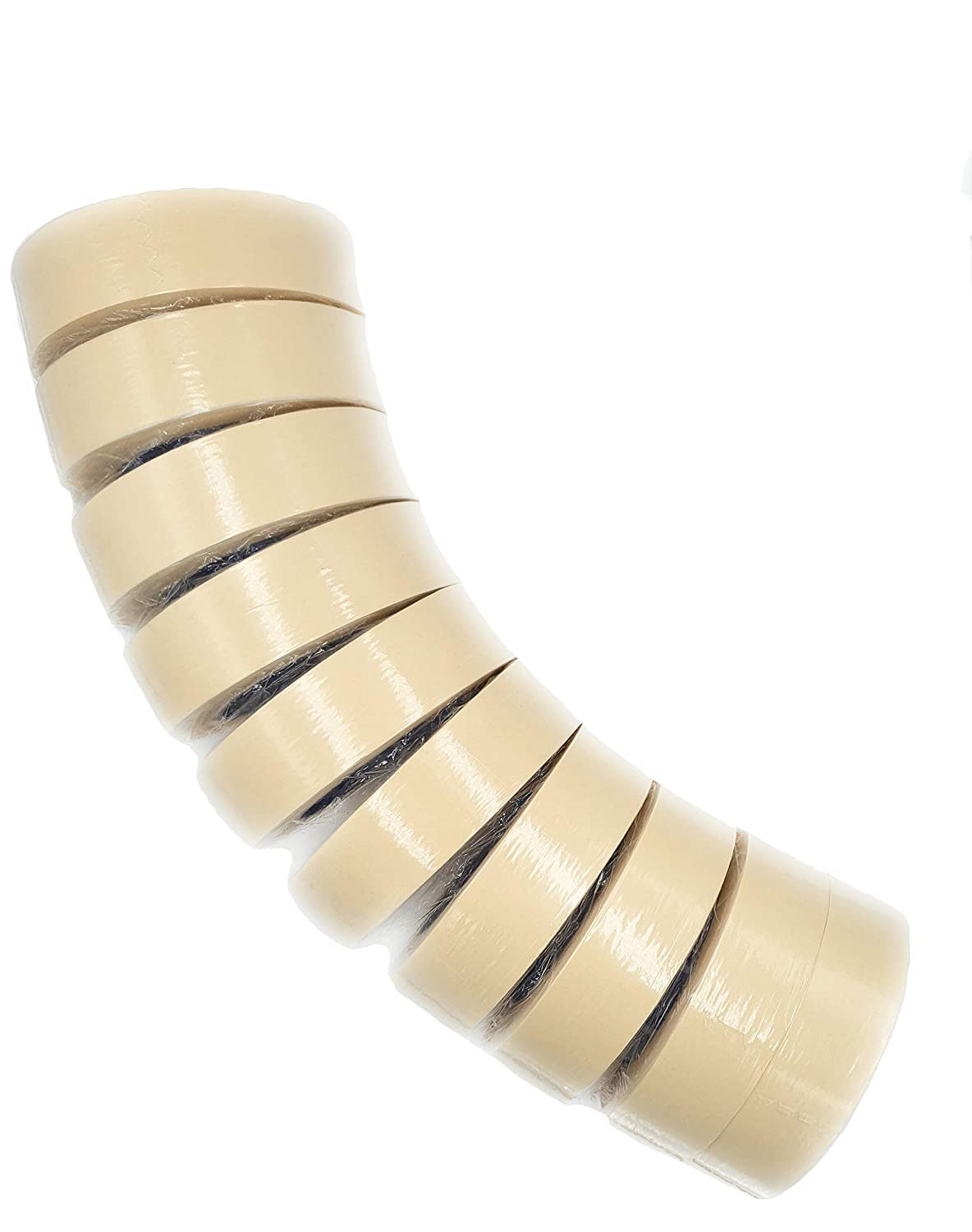 Paper Masking Tape for Painting, 54 yd x 1,18'', Tower of 10 Rolls