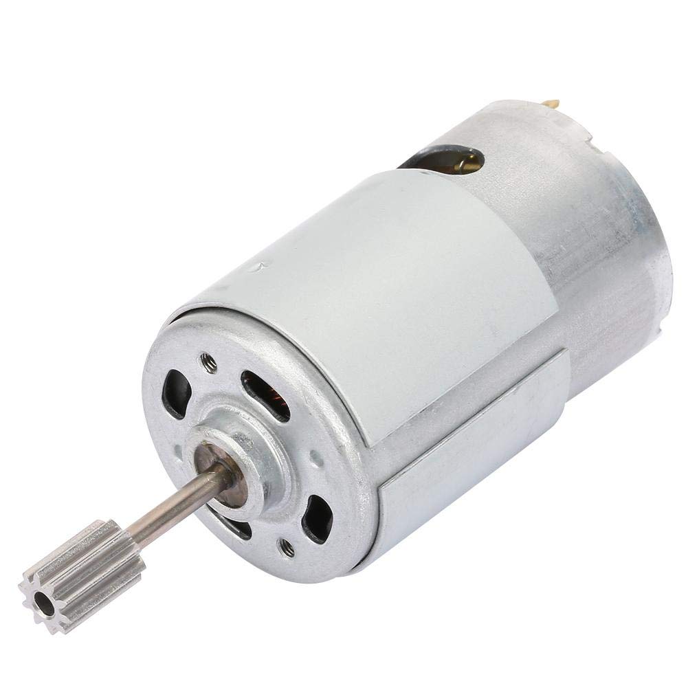 Micro Motor 12V, High Speed Motor, Mini Electric Motor With 2pcs Tooth Head, for Electric Toy Car Children Motorcycle(30000RPM) - Image 3