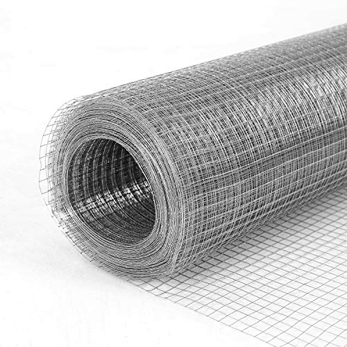 48 x 100 Hardware Cloth 1/4 Inch 23 Gauge Galvanized After Welding