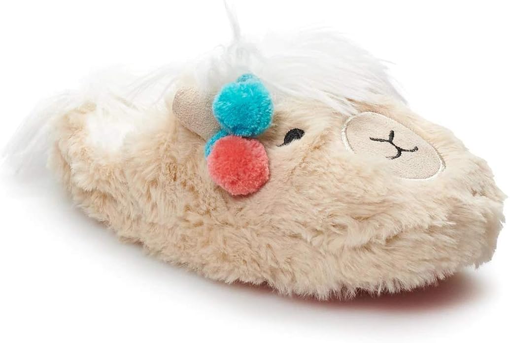 girls llama slippers