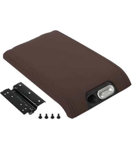 Genuine Leather Center Console Armrest Lid Cover For 2009-2012 F150 King Ranch