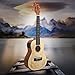 Electric Acoustic Ukulele Soild Spruce 23 Inch Concert Ukelele Uke Hawaii Guitar