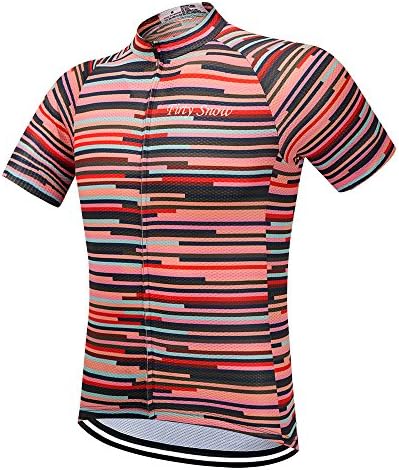 Mens Cycling Jersey Short Sleeve Top Cycle Racing Team Breathable Biking DH Sport Shirt