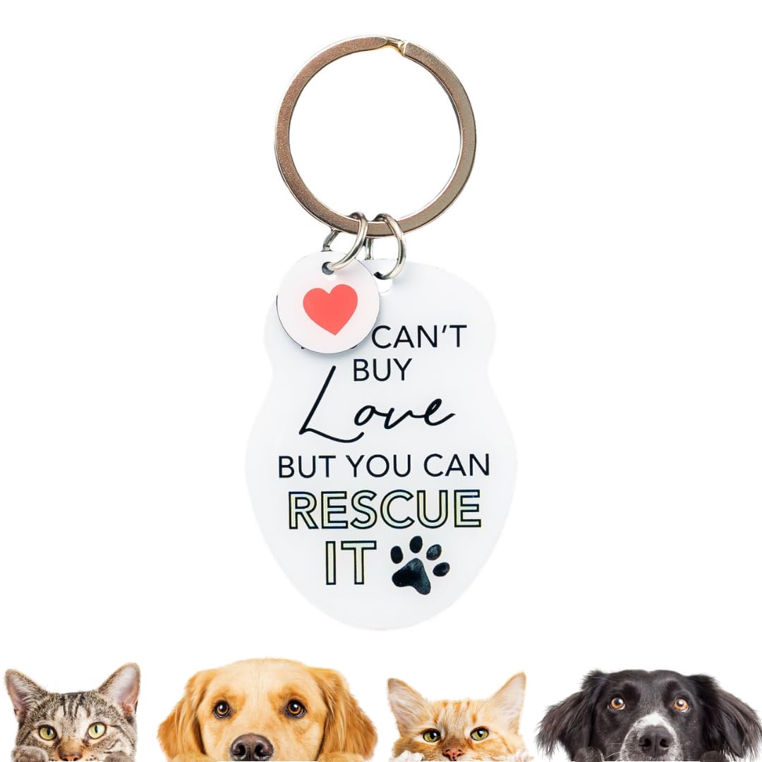 Splosh Pet Keyring Rescue. Pets Personalised Key Ring. Customised Gifts for Her & Gifts for Him. Pet Slogan Key Ring Personalised Gifts. Cat & Dog Mum Gifts. Pet Lover Accessories.…
