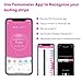 50 x Ovulatio and 20 x Pregnancy Test Strips Combo kit, Sensitive Fertility Predictor Testing Sticks, Accurate Results with Smart App Save All Test Results (3.5 mm Width) by Femometer