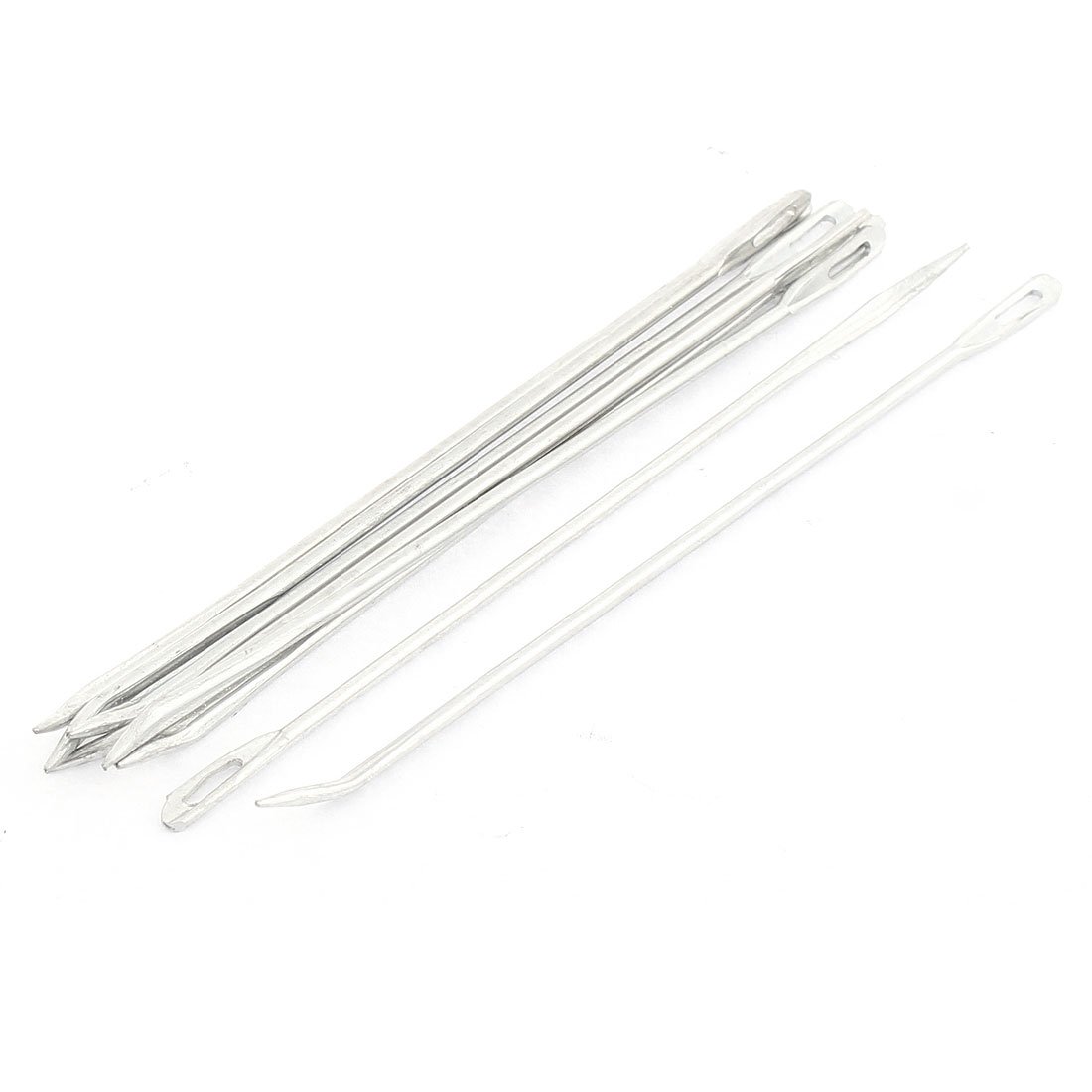 Sourcingmap Gunny Sack Packing Leather Curved Pointed Sewing Stitching Needle 8pcs