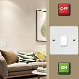 Body-Plus 1 Gang 2 Way Light Switch White Curved Edge 250V 10AX view 5