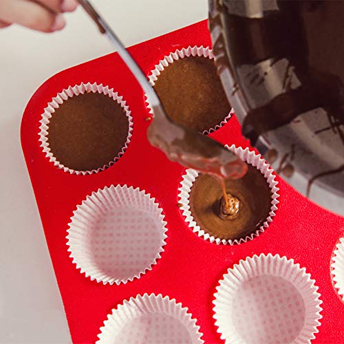 2 Clearance+Sale+Silicone+Muffin+Cupcake