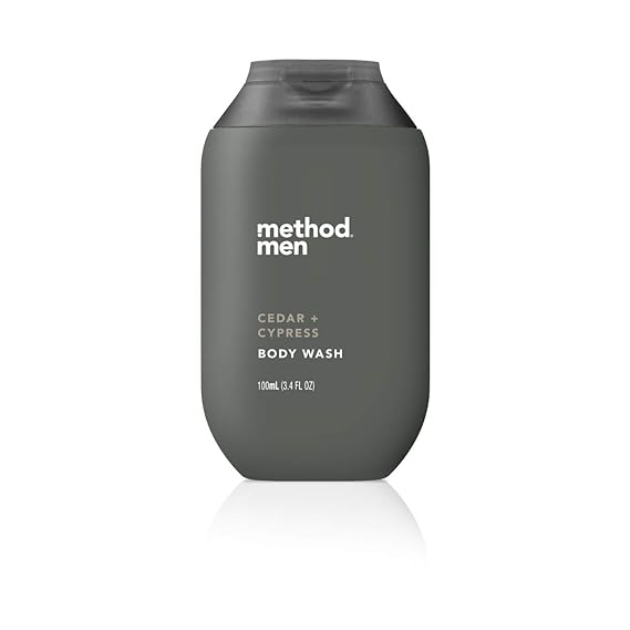 Method Men's Travel Size Body Wash, Cedar/cypress, 12 Count