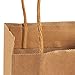 Juvale Brown Paper Gift Bags with Handles - 24-Pack - 5.3 x 3 x 8.5 in - Reusable Grocery & Retail Shopping Totes - Party Favor & Goodie Bags