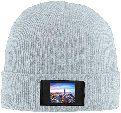 Rosaliex New York 11 Men Women Unisex Winter Warm Acrylic Watch Knit Woolen Beanie Cap Hat Size One Size US Ash