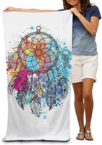 Colorful Splash Dreamcatcher 100% Polyester Pool Towel Chair (31" X 51") Thick Soft Quick Dry Lightweight Towels Blanket