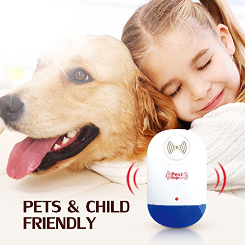 Sago Brothers 2018 NEWEST Pest Control Ultrasonic Pest Repeller, Electronic Mosquito Repellent Plug in for Mice, Roaches, Bed Bugs, Flies (2 Pack), Human/Pets Friendly - Thumbnail 4