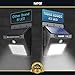 [25 LED] Solar Outdoor Patio Deck Lights – SUPER BRIGHT Outside Motion Sensor Security Sun Powered Lighting For Yard, Backyard, Pathway, Driveway, 4 Pack