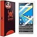 2-Pack Skinomi TechSkin Clear Screen Protector for BlackBerry KEY2 (BBF100-2) [Full Coverage] Anti-Bubble HD TPU Film
