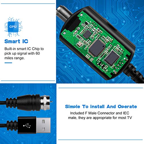 ?2019 Upgraded? HDTV Antenna, Gr8ware HD Digital Indoor Amplifier TV Antenna 50-100 Miles Range  - //coolthings.us