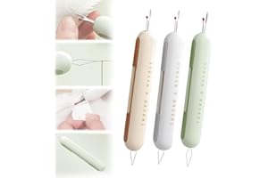 TEAMODA 2 in 1 Needle Threader Seam Ripper, 2024 Upgrade Seam Rippers for Sewing, Needle Threading and Seam Remover Sewing Seam Ripper Tools (3)