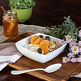 Set of 6 Coupe Square Bowls 6.25