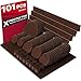 X-PROTECTOR Premium Classic Pack Furniture Pads 101 Piece! Felt Pads Furniture Feet Your Best Wood Floor Protectors. Protect Your Hardwood & Laminate Flooring with 100% Satisfaction!