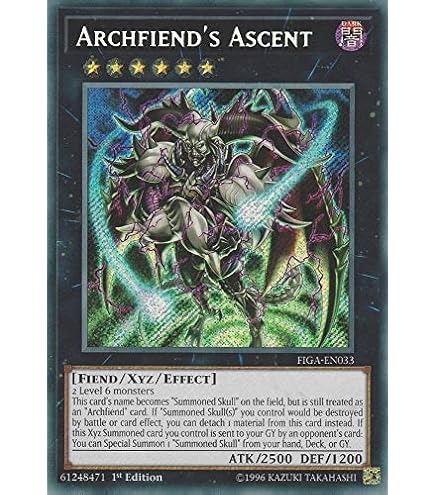 Yu-Gi-Oh! Karte - Archfiend Emperor, The First Lord Of Horror (JOTL-ENDE1) - Limited Ultra Rare