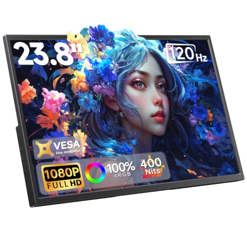 POCSARUE 23.8 Inch Portable Monitor