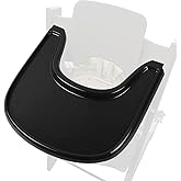 LuQiBabe Baby High Chair Tray Compatible with Stokke Tripp Trapp V2+, Replacement Tray for Stokke High Chair, Smooth Surface 