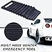 Snow Traction Mat & Ice Scraper for Car – 2 in 1 Winter Car Accessory Tire Traction Mats Ideal to Unstuck Your Car from Snow and Ice