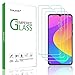 (3 Pack) Beukei for Xiaomi Mi A3 Screen Protector Tempered Glass, Glass with 9H Hardness, with Lifetime Replacement Warranty