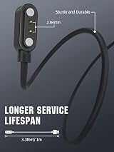 TiMOVO Magnetic USB Charging Cable for YAMAY SW021 SW01 SW023 SW025 Letsfit view 7