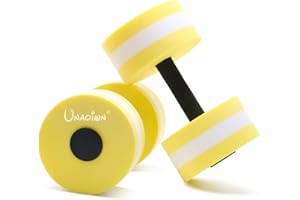 UNAOIWN Water Weights for Pool Exercise 2Pcs Water Dumbbells Water Aerobics Pool Barbells Lightweight Resistance Aquatic Dumbbell for Swimming