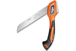 GOCHIFIX 7 Inch Folding Hand Saw for Wood Cutting Hand Pruning Saws with Hard Teeth SK-5 Steel