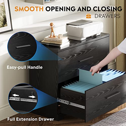 DEVAISE 2 Drawer Wood Lateral File with Antitilt Mechanism