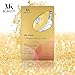 Anti-Aging Gold Face Mask – 24 K Collagen Rejuvenating Facial For Skin Brightening & Anti-Wrinkle Effects With Pack of 3 By MJK Beauty
