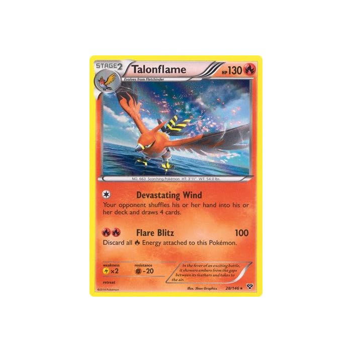 Buy Pokemon Talonflame 28 146 Xy Holo Online At Desertcart Botswana