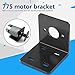 Motor Bracket,High Hardness Right Angle Bracket Support Fixed Base for NO. 775
