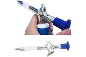 SustVita Bicycle Grease Gun for Mountain/Road Bike Maintenance, a Precise Bike Repair Grease Syringe and Applicator for Hubs,