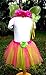 Enchantly Fairy Costume - Fairy Wings for Girls - Butterfly Costume for Girls - Hot Pink and Green Wings, Tutu, Wand and Halo