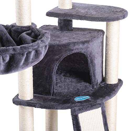Heybrother 40.5 inches Cat Tree with Full Sisal Posts and Scratching