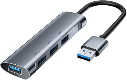 Adaptador multiportas USB tipo A 4 em 1 da OSALADI multiportas Hub de carregamento tipo A, adaptadores multiportas HDMI para home office, acessórios de computador