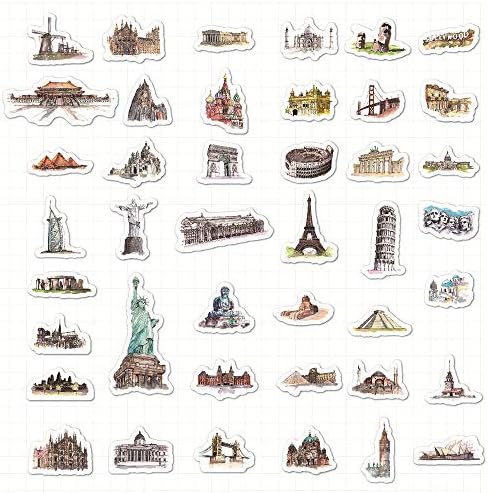 RARVIS 40 PCS Stickers Hand Account Stickers for Teens, Girls, Adults, Waterproof, Cute Notebook Decoration Stickers (20 Available)