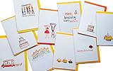 Happy Birthday Greeting Cards from GayaCards, Assortment Multipack, Get these beautiful cards now Because You Want the Best!