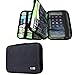 BUBM Double Layer Electronic Accessories Organizer, Travel Gadget Bag for Cables, USB Flash Drive, Plug and More, Perfect Size Fits for iPad Mini (Medium, Black)